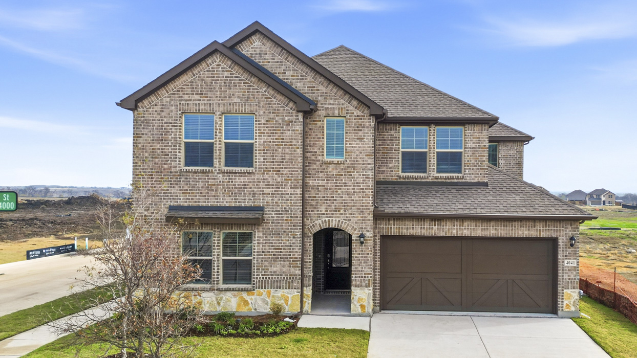 Bastrop Floorplan Elevation E Exterior Gallery Image - Lilybrooke at Legacy Hills in Celina, TX