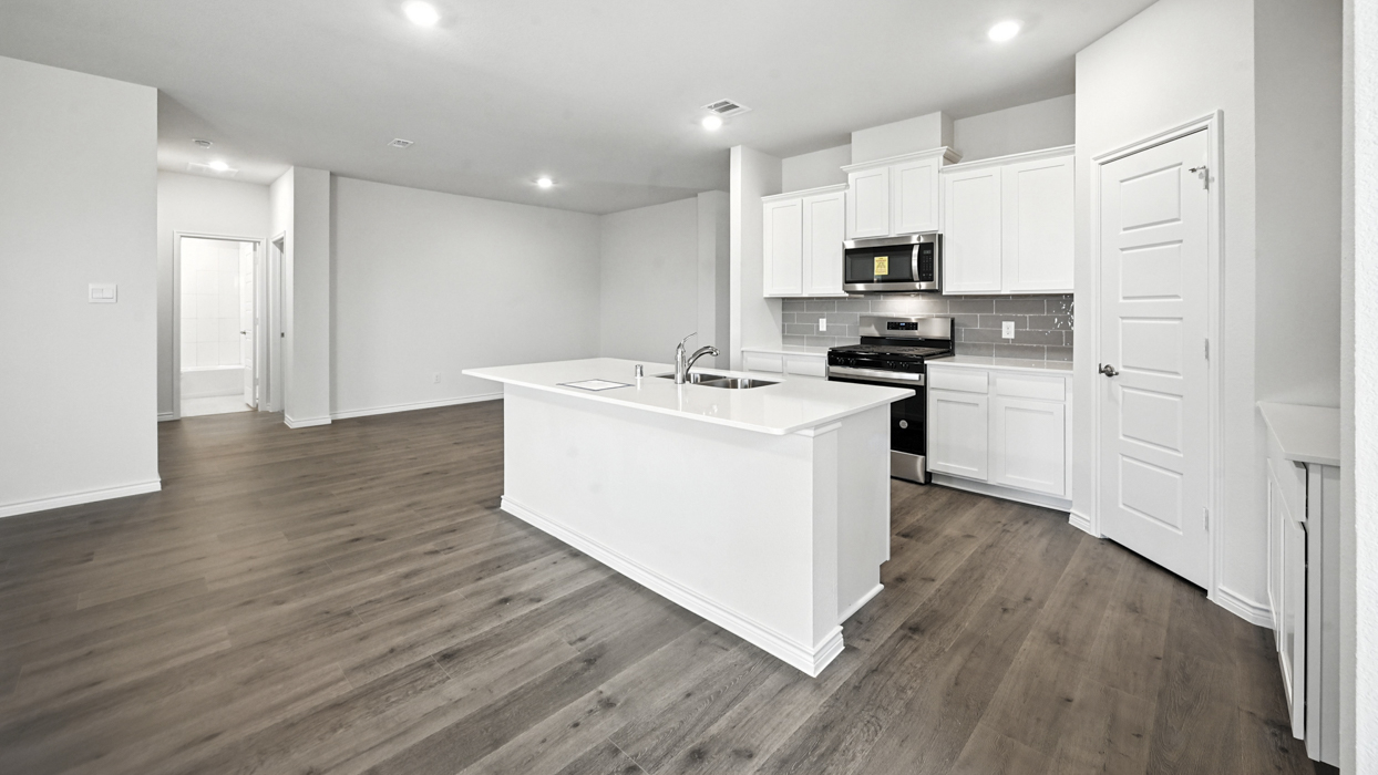 Violet Floorplan Elevation F Kitchen Gallery Image - Lilybrooke at Legacy Hills in Celina, TX