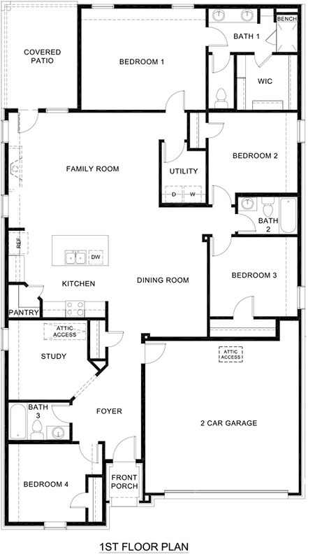 H133 Violet Floorplan Rendering