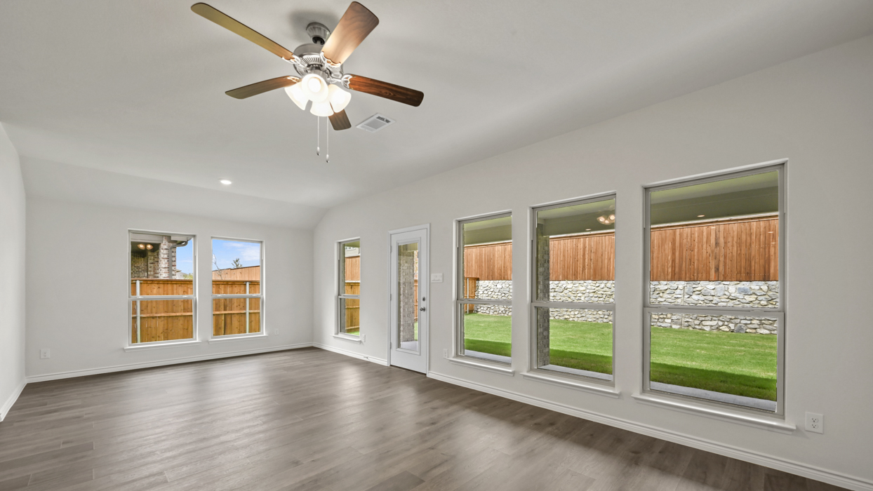 H157 Wimberly Floorplan Elevation F Living Gallery Image-Lilybrooke in Leggacy Hills in Celina, TX