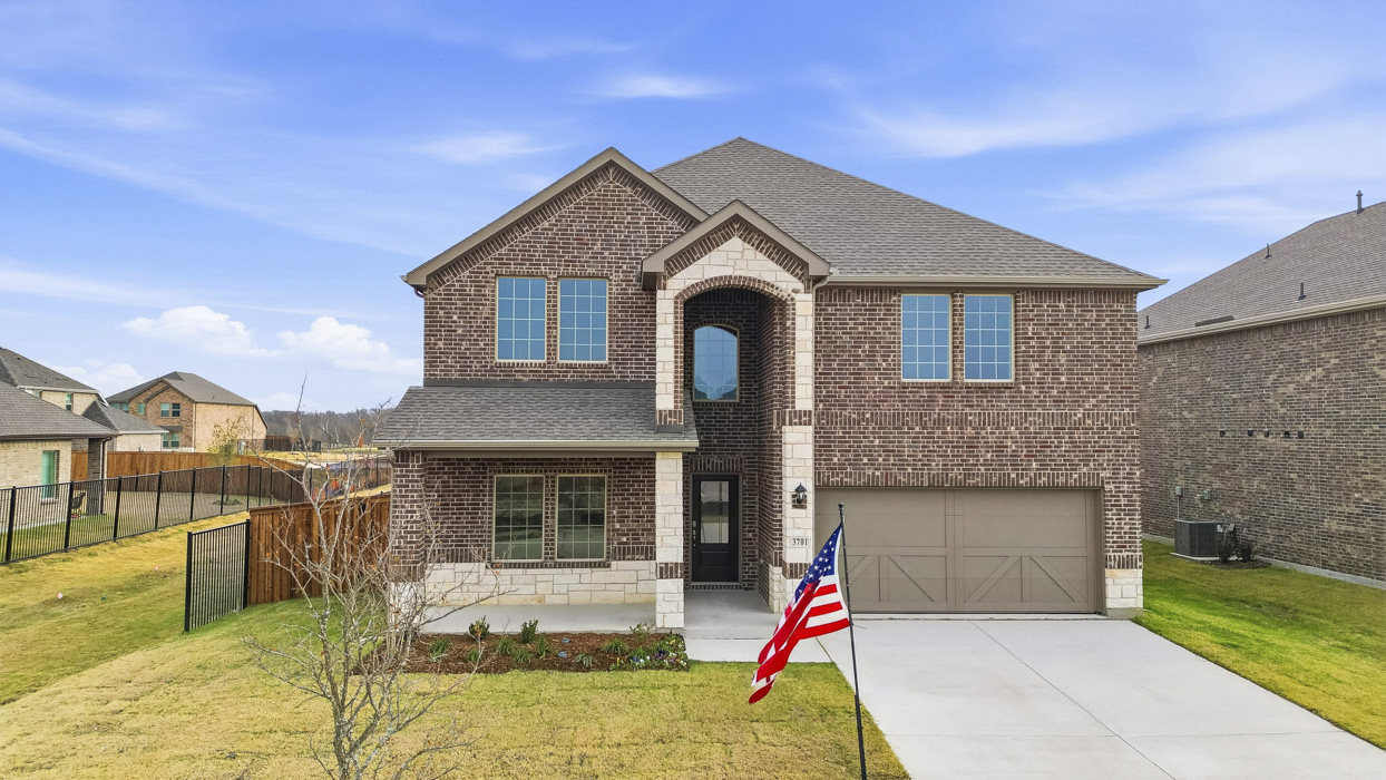 H204 Medbourne Floorplan Elevation B Exterior Gallery Image-Lilybrooke at Legacy Hills in Celina, TX