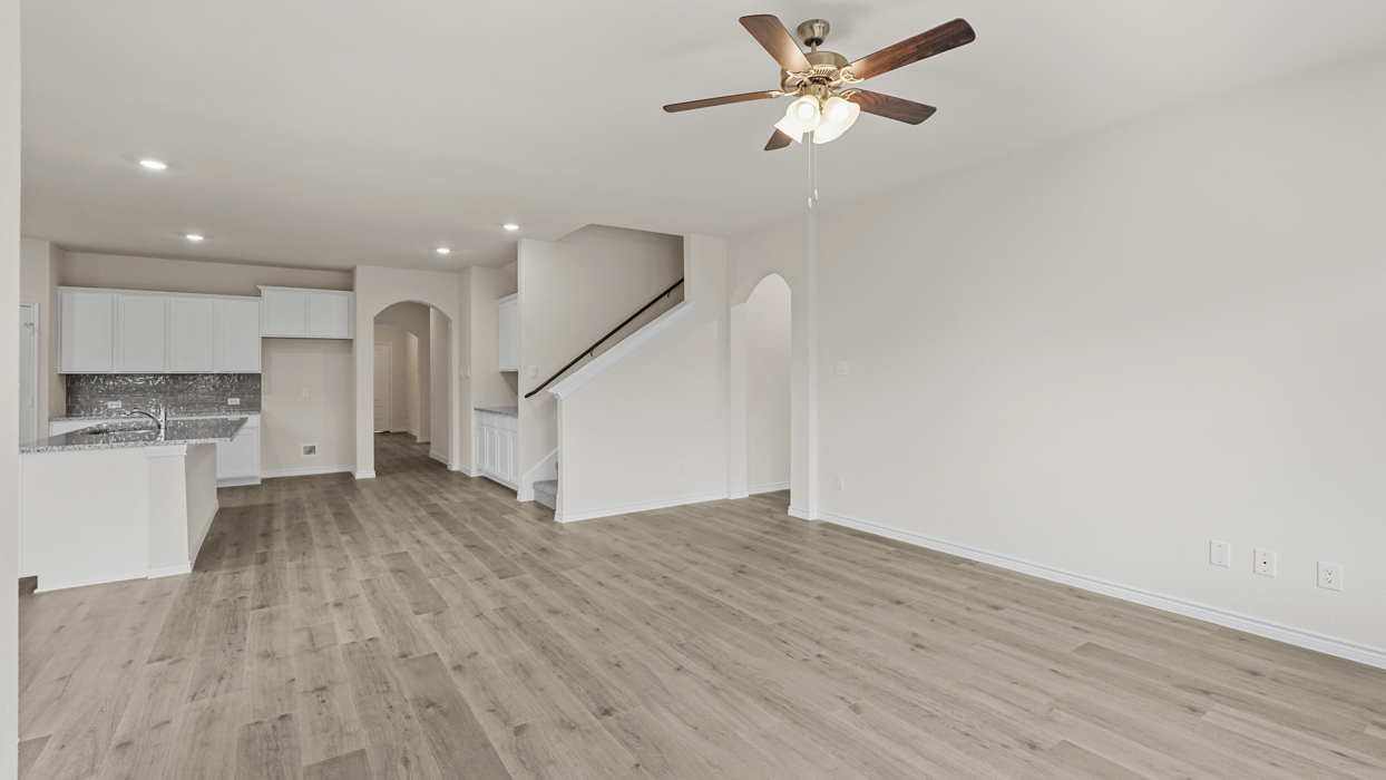 H229 Ivery II Floorplan Elevation B Living Gallery Image-Lillybrooke at Legacy Hills in Celina, TX