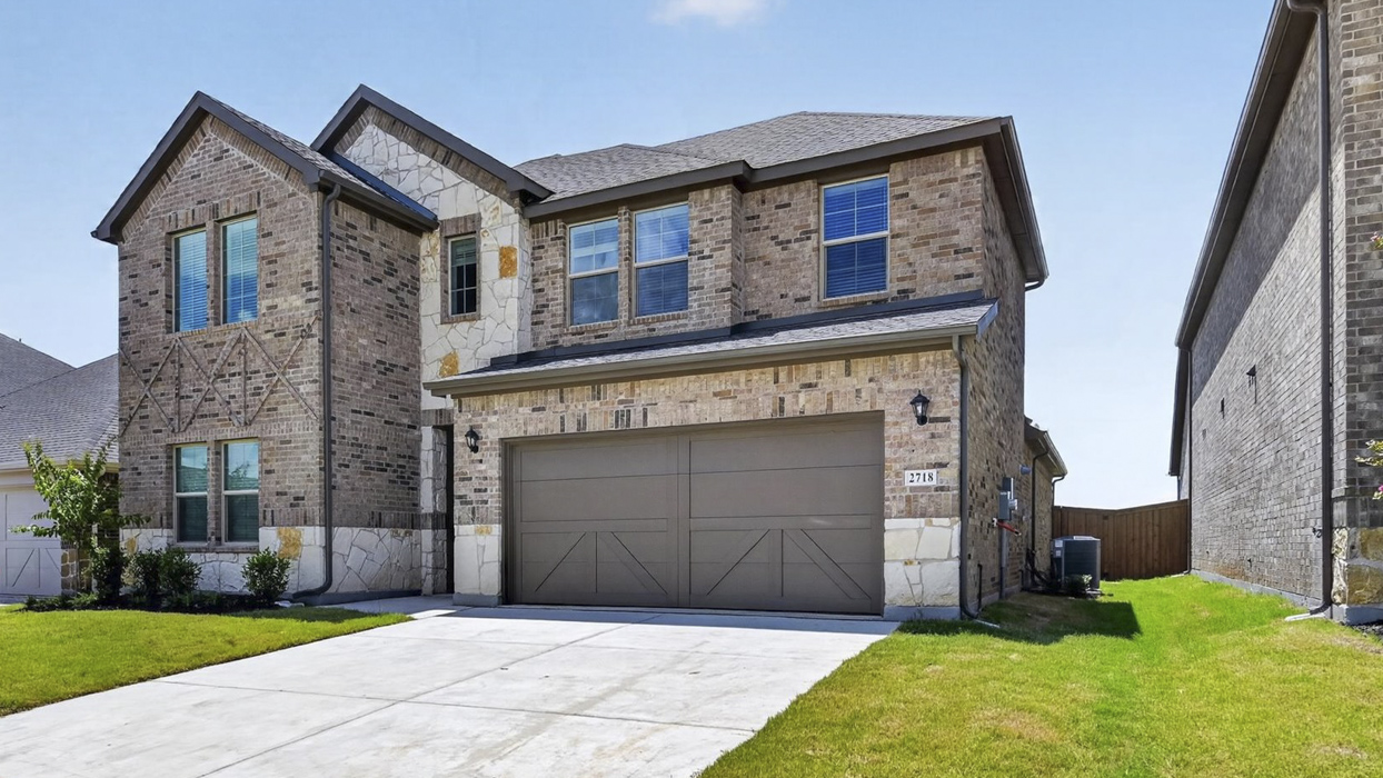 H233 Alpine Floorplan Elevation F Rendering-Legacy Hills at Lilybrooke in Celina, TX