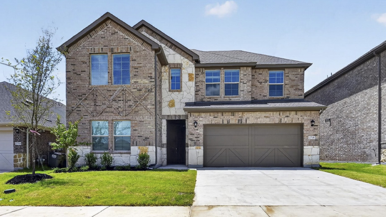 H233 Alpine Floorplan Elevation F Rendering-Legacy Hills at Lilybrooke in Celina, TX