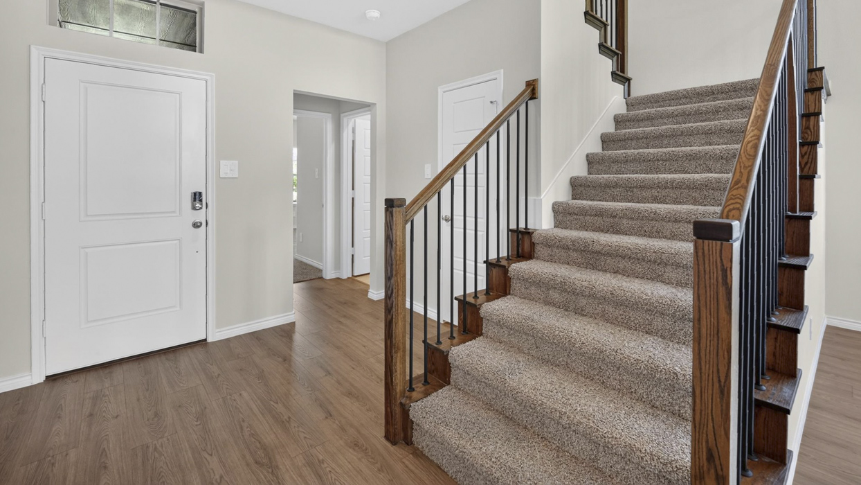 Alpine Floorplan Stairs Gallery Image-Legacy Hills at Lilybrooke in Celina, TX