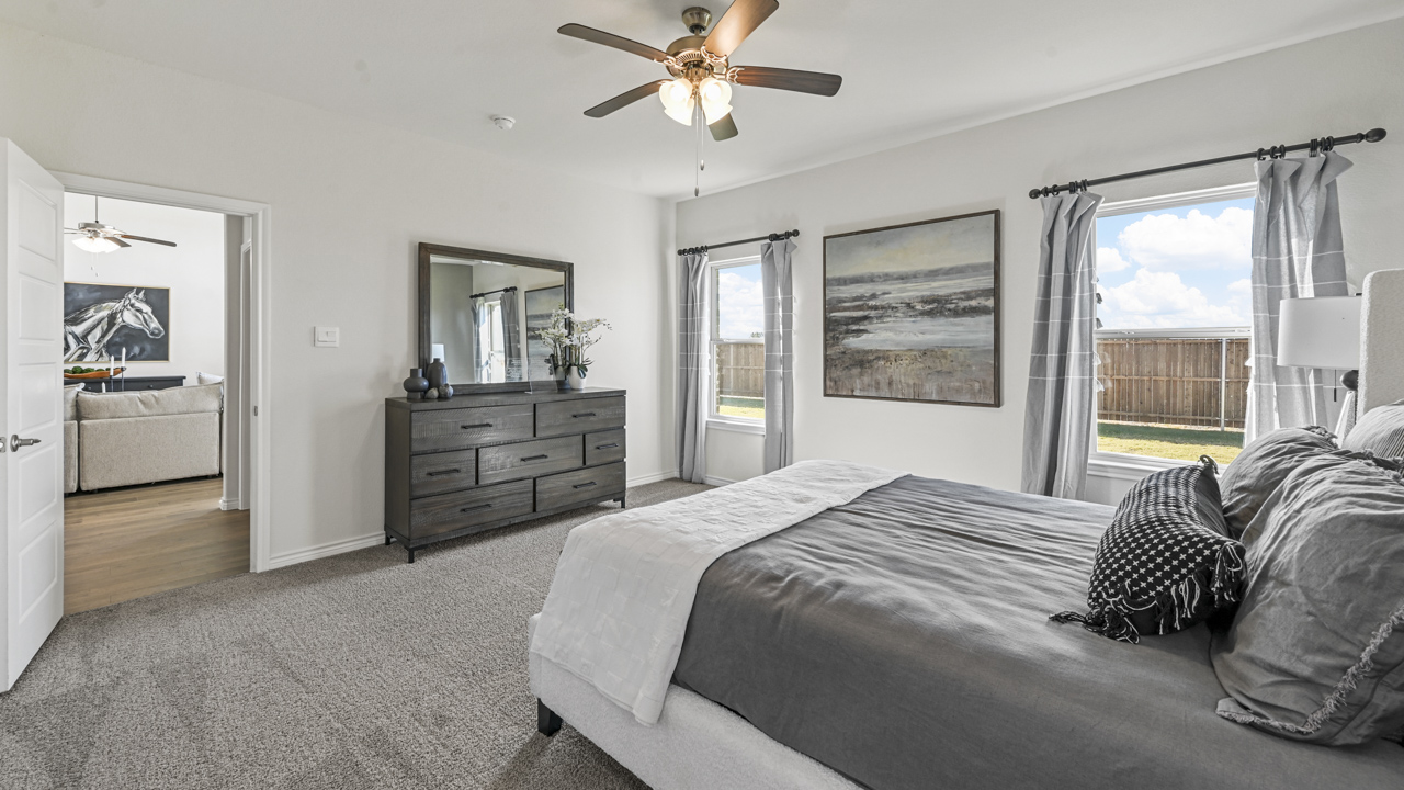 H233 Alpine Floorplan Elevation F Bedroom Gallery Image-Legacy Hills at Lilybrooke in Celina, TX