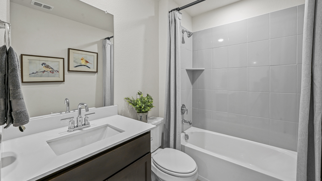 H233 Alpine Floorplan Elevation F Bathroom Gallery Image-Legacy Hills at Lilybrooke in Celina, TX