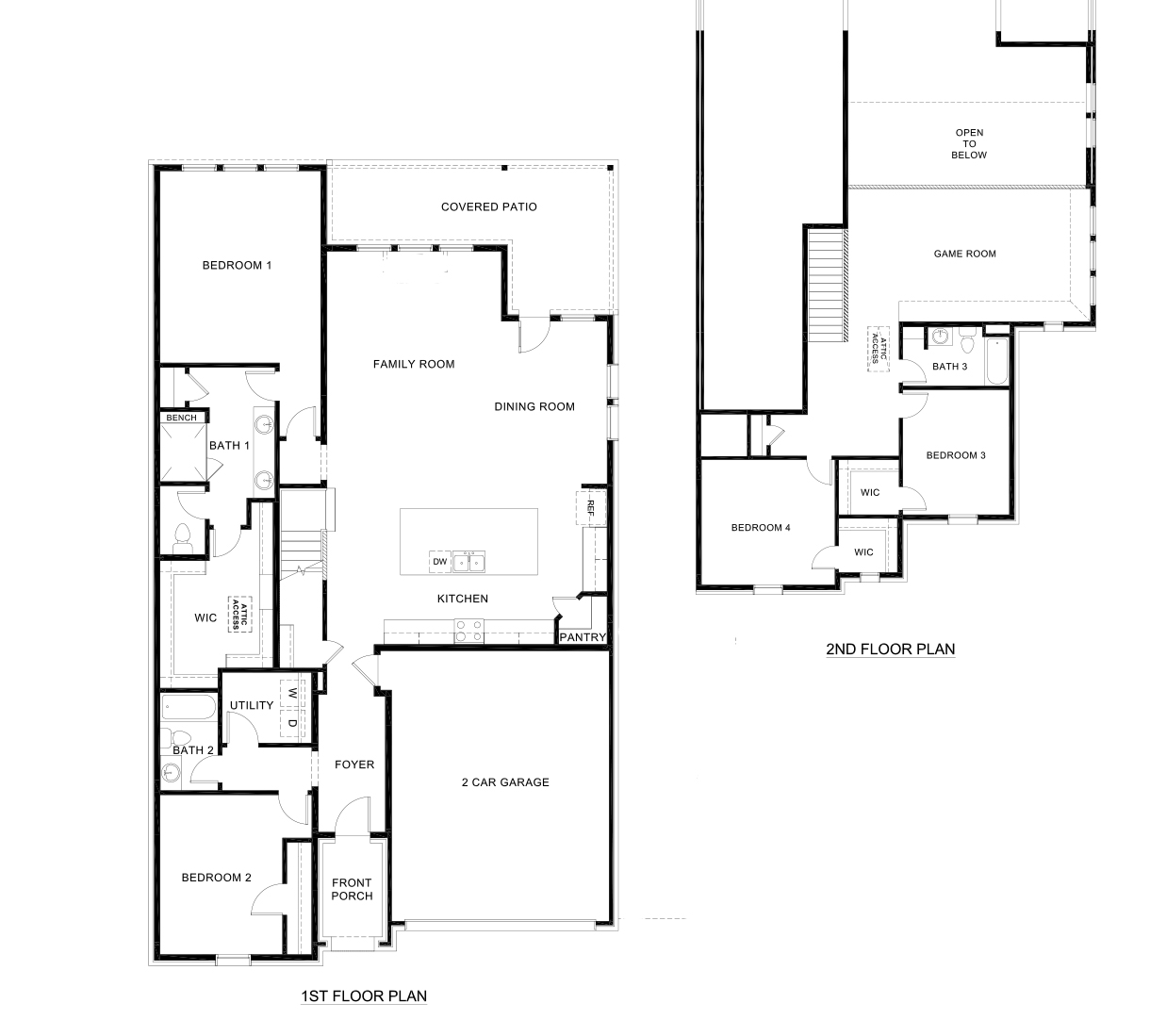 H235 Bastrop Floorplan Rendering