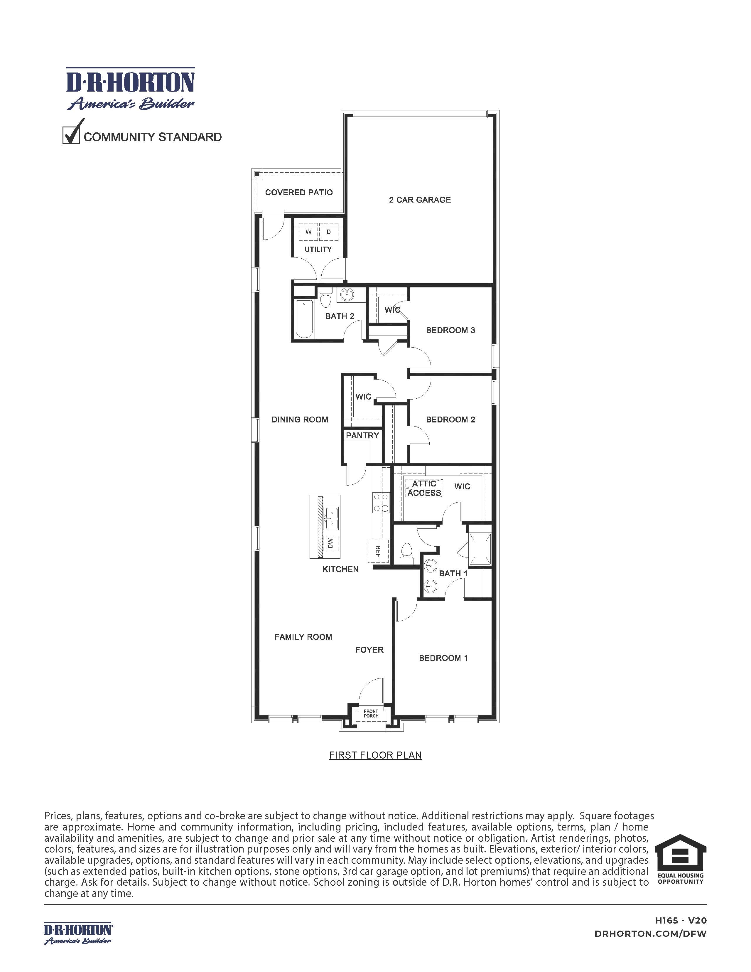 H165 Draven Floorplan Renderirng