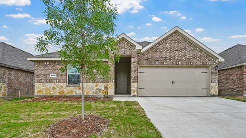 X40B Bellvue floorplan exterior gallery image - Three Oaks in Sherman TX