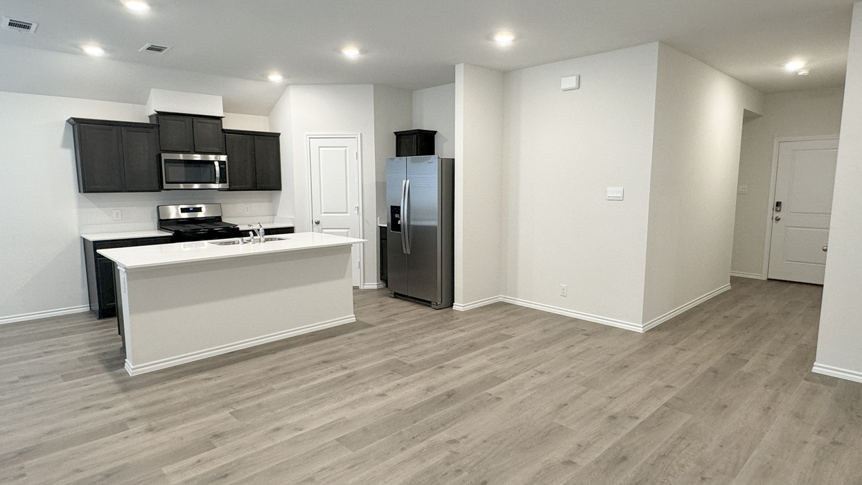 1300 Floorplan B Elevation Exterior Kitchen Gallery Image Three Oaks Sherman Texas