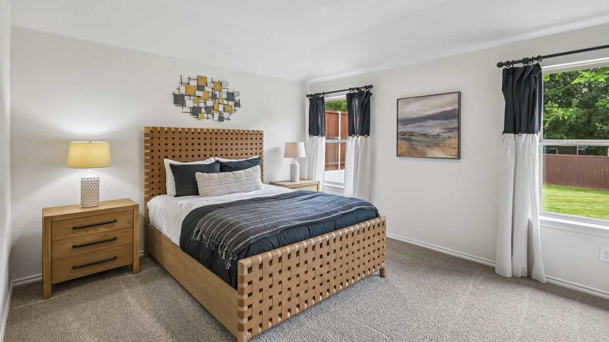 X40B Bellvue floorplan Bedroom gallery image - Three Oaks in Sherman TX