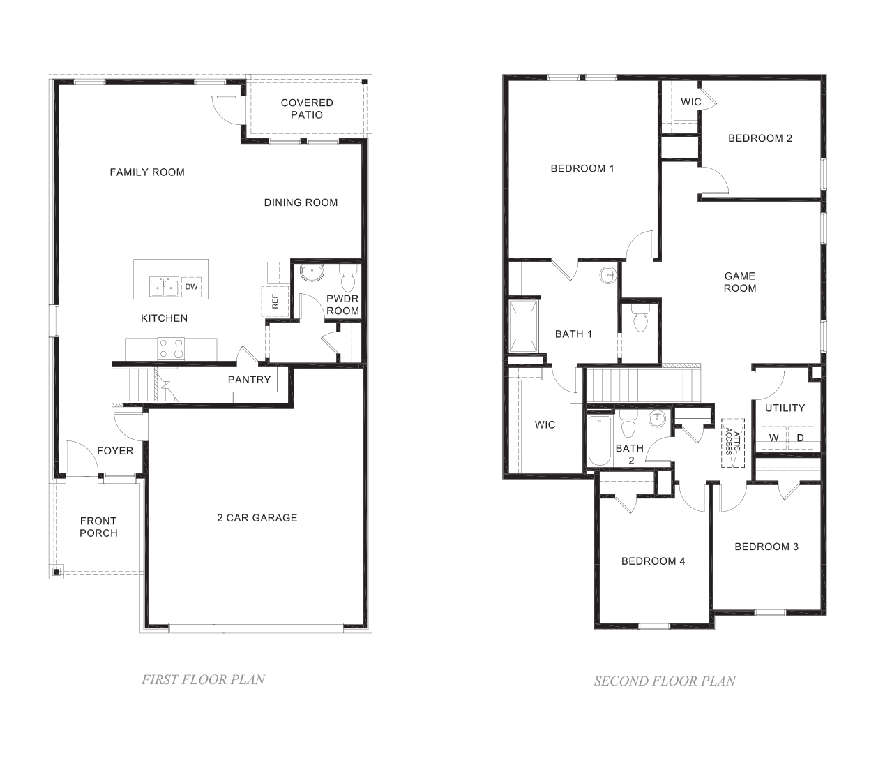 Kirby floorplan Three Oaks in Sherman