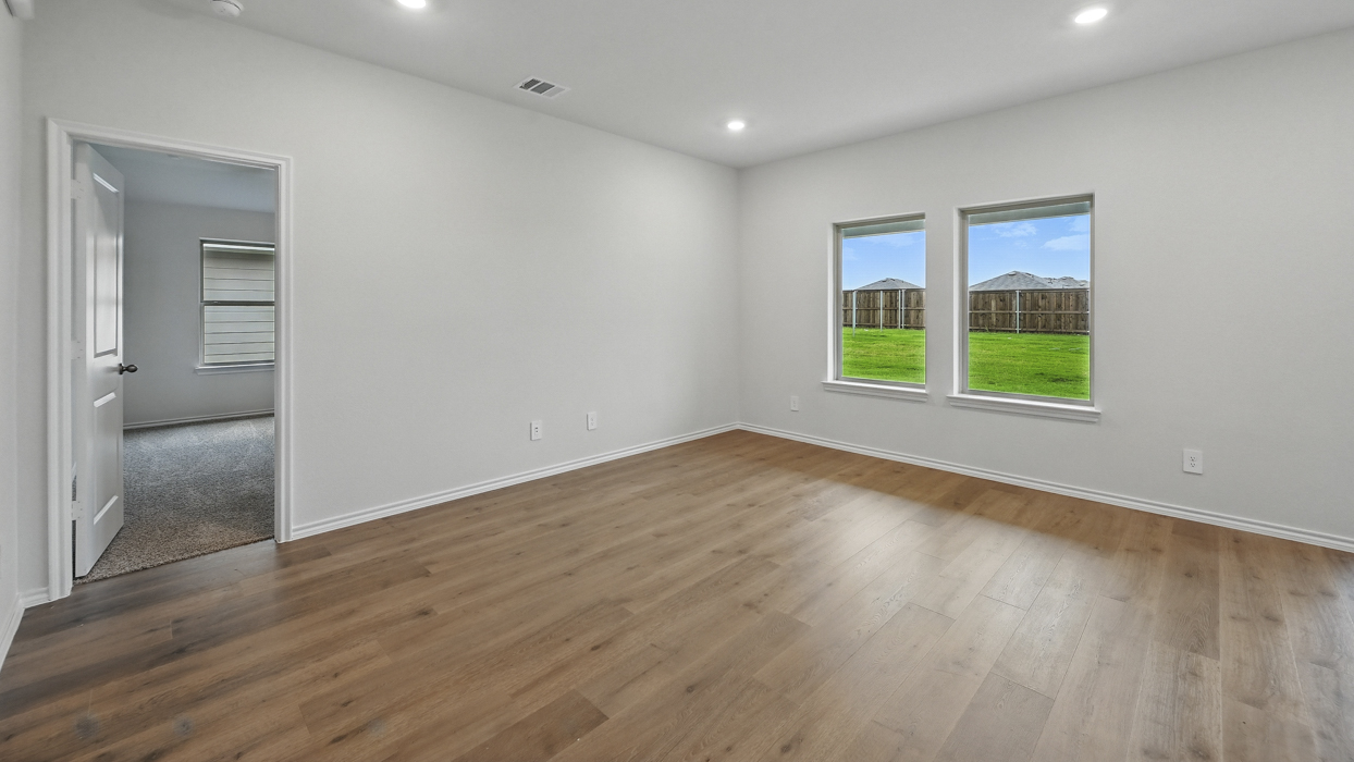 Ashburn Floorplan Elevation B Living Gallery Image - Three Oaks in Sherman, TX