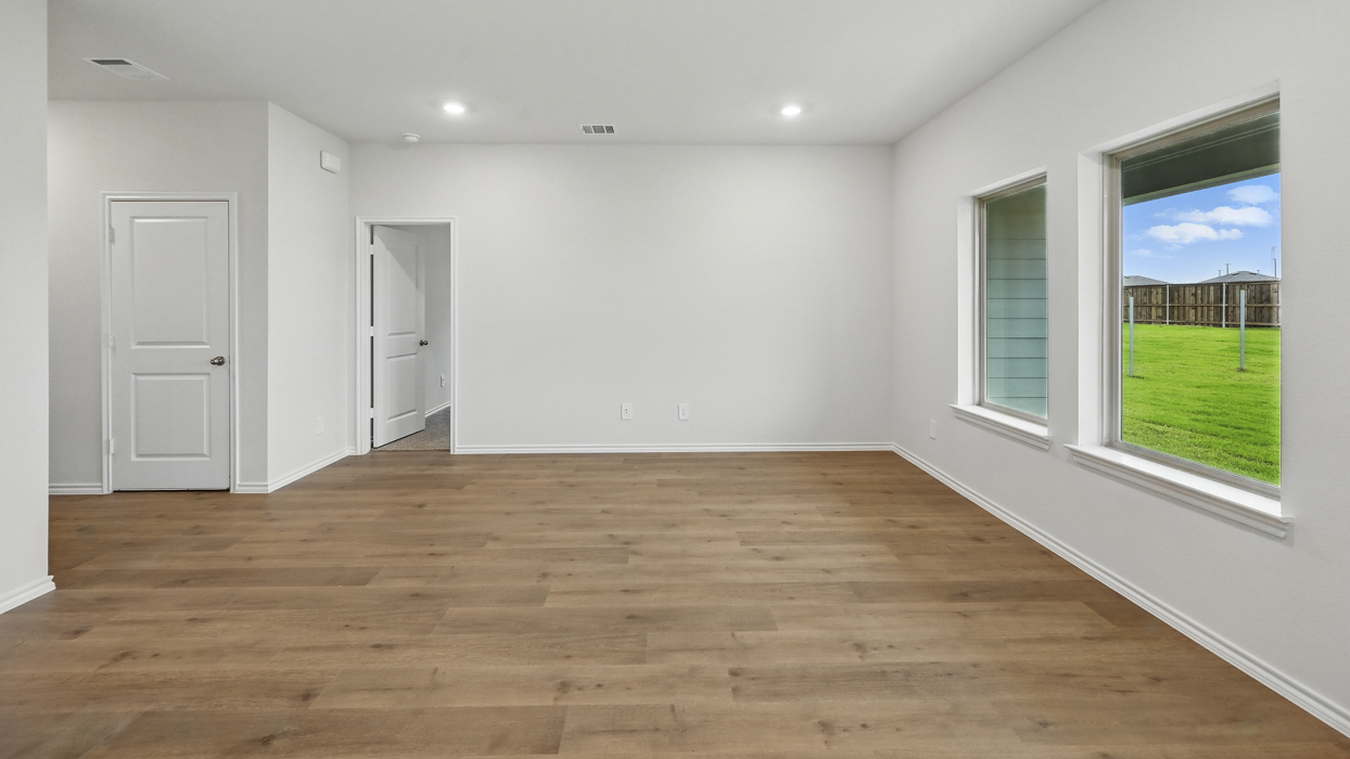 X40A Ashburn floorplan living area gallery image at Three Oaks in Sherman TX