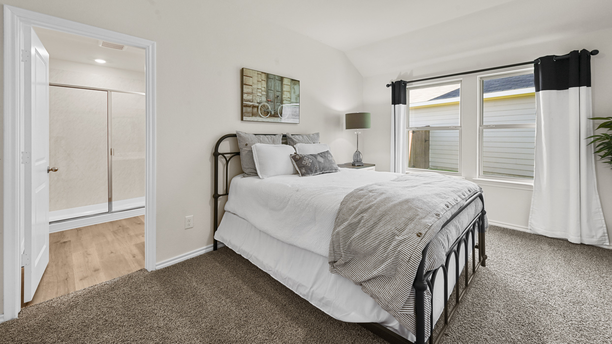 Zavalla Floorplan Elevation B Bedroom Gallery Image - Three Oaks in Sherman, TX