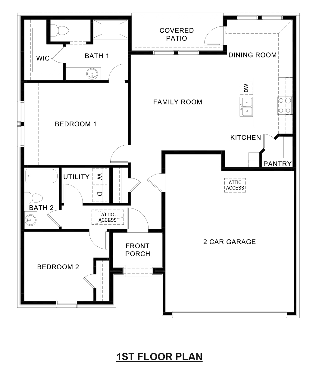 Zavalla Floorplan Three Oaks in SHerman tx