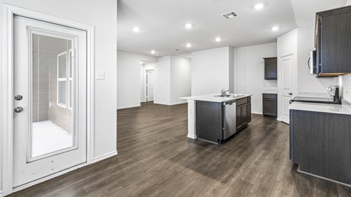 X40B Bellvue floorplan kitchen gallery image - Three Oaks in Sherman TX