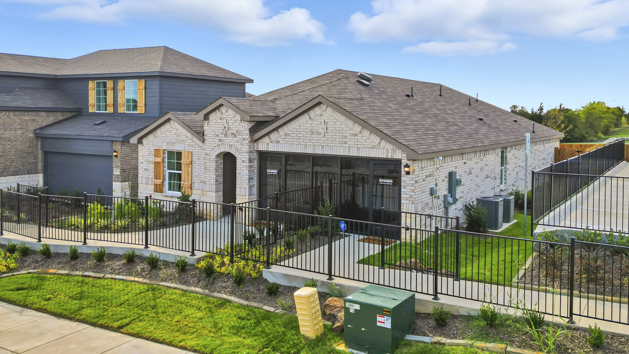 Harrison Floorplan Elevation B Exterior Gallery Image Sweetwater Springs in Sherman, TX