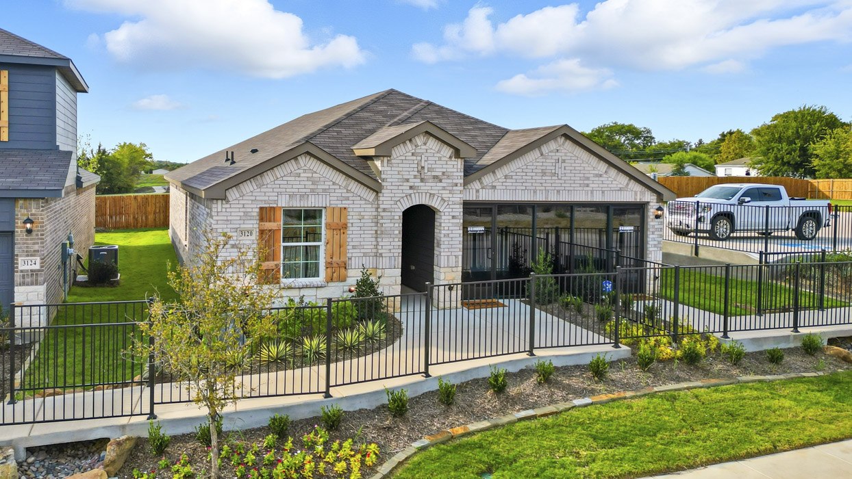 Harrison Floorplan Elevation B Exterior Gallery Image Sweetwater Springs in Sherman, TX