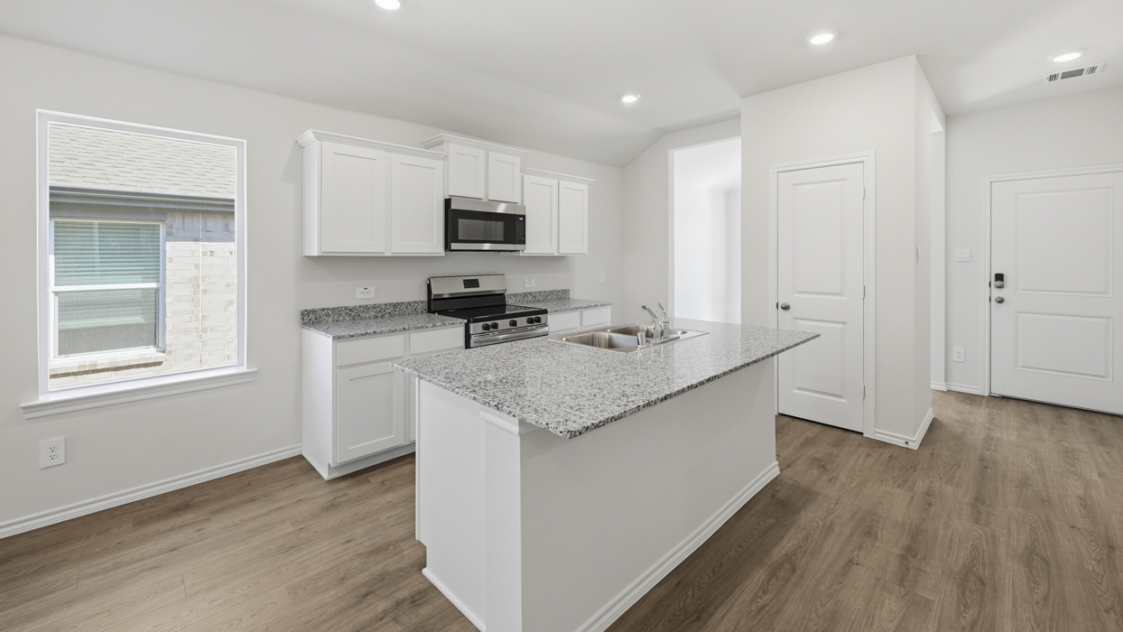 Abbot Floorplan Elevation B Kitchen Gallery Image - Sweetwater Springs in Sherman, TX