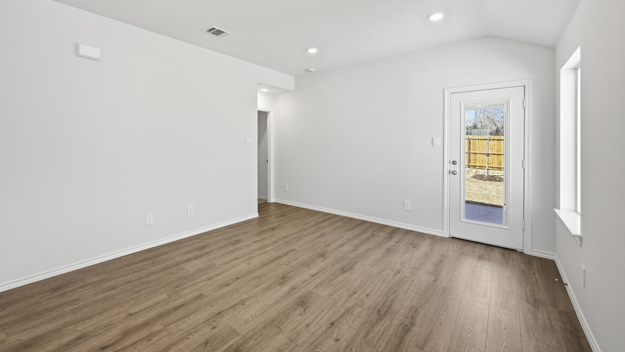Abbot Floorplan Elevation B Living Gallery Image - Sweetwater Springs in Sherman, TX