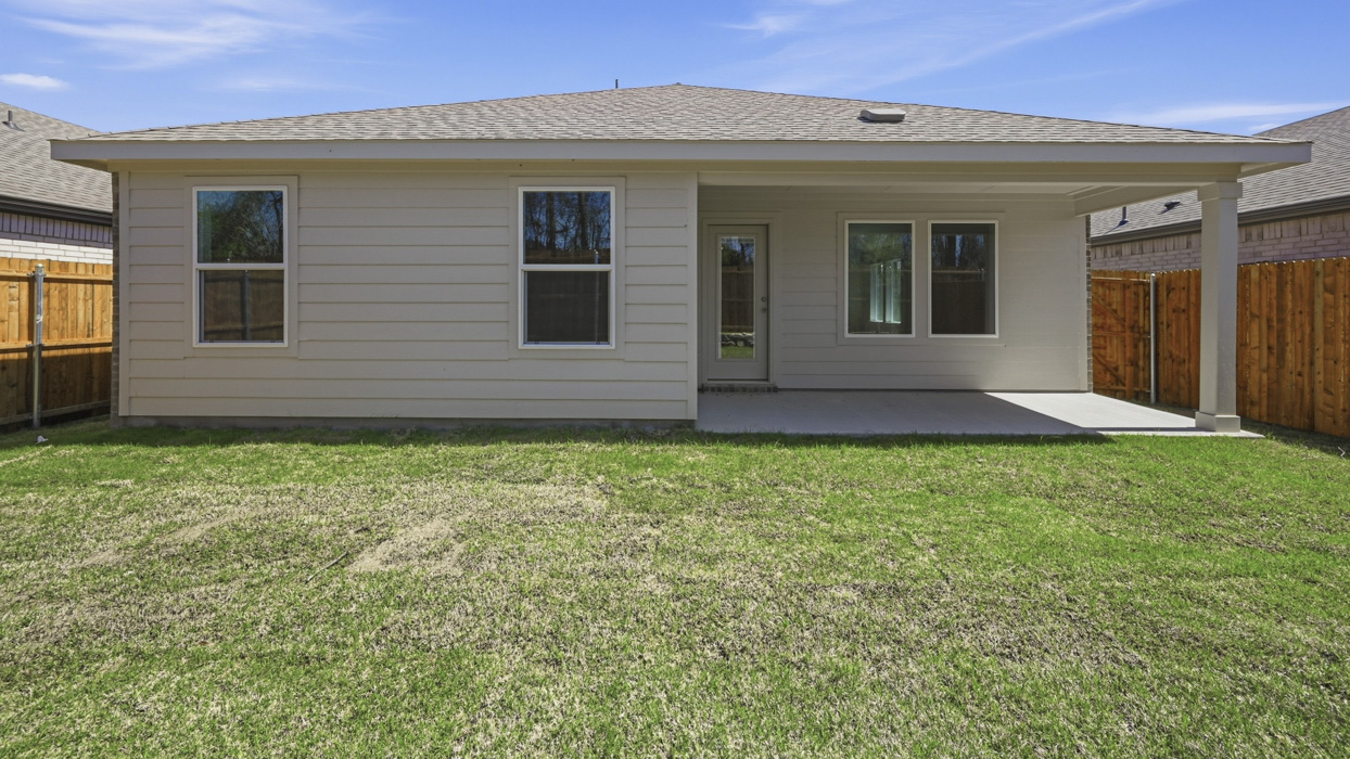 Clarke Floorplan Backyard Gallery Image - Sweetwater Springs in Sherman, TX