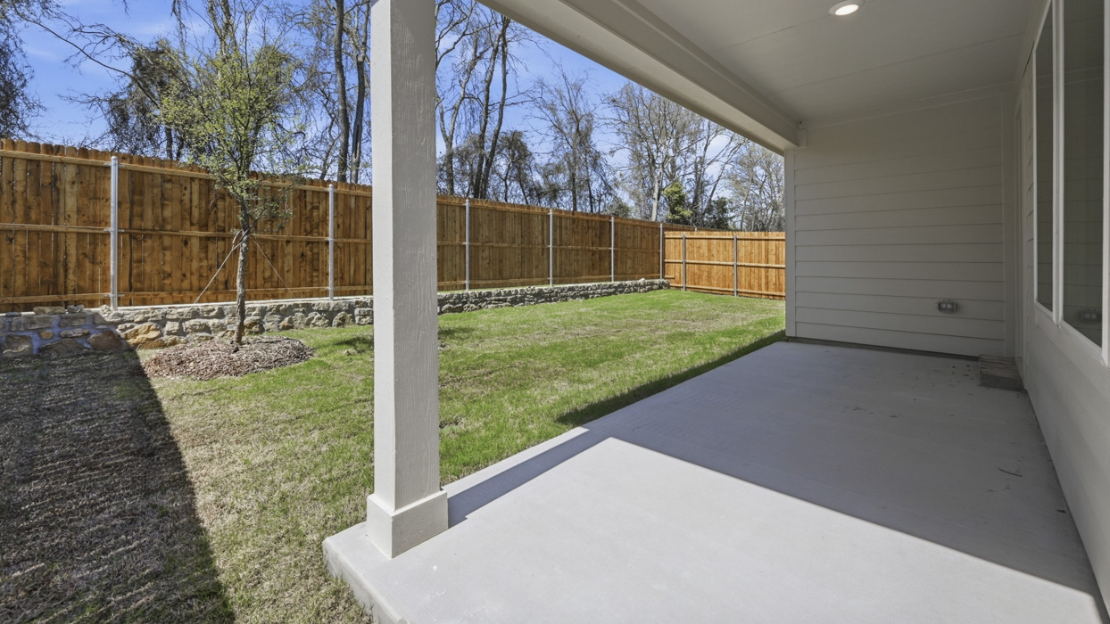 Clarke Floorplan Backyard Gallery Image - Sweetwater Springs in Sherman, TX