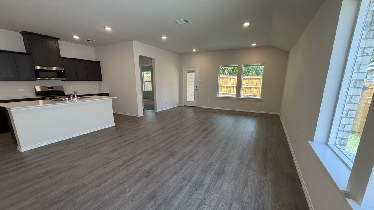 Clarke Floorplan Elevation B Living Gallery Image - Sweetwater Springs in Sherman, TX