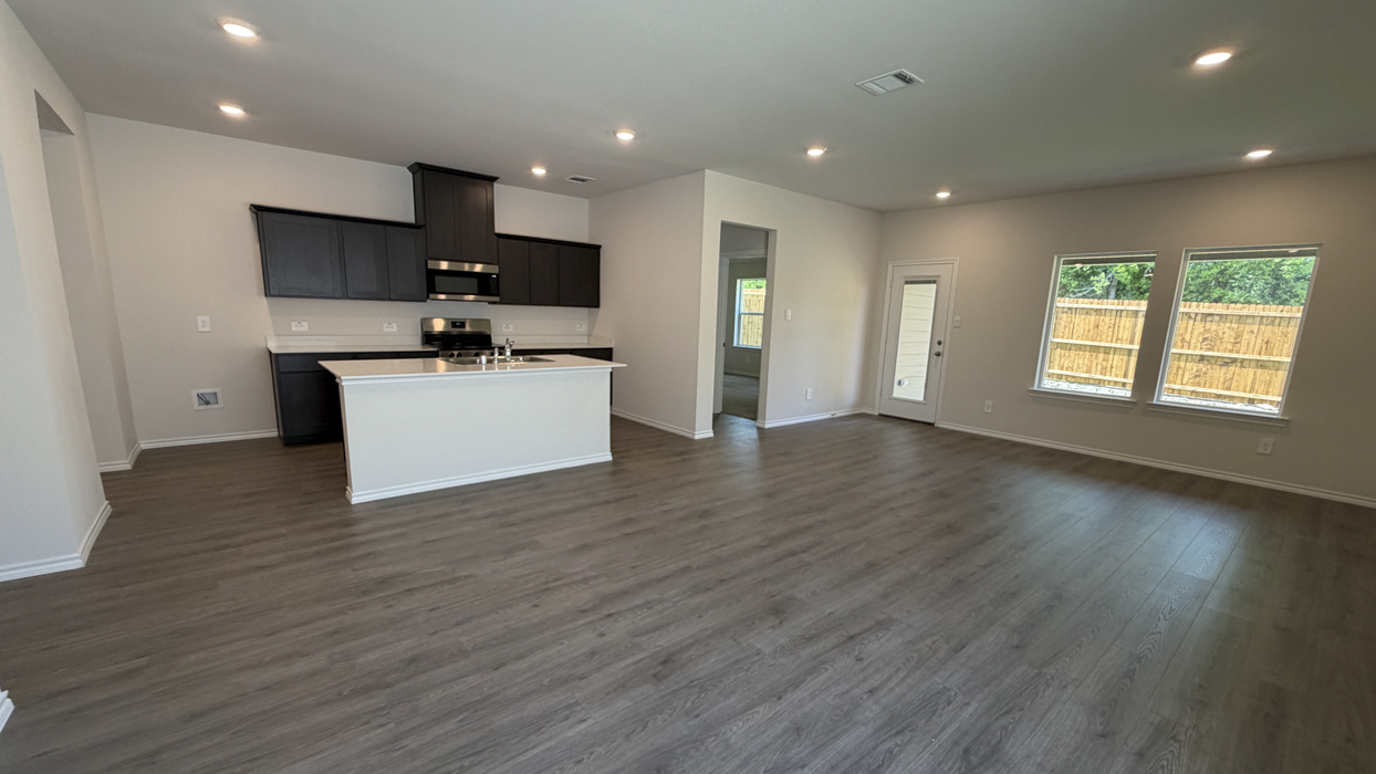 Clarke Floorplan Elevation B Living Gallery Image - Sweetwater Springs in Sherman, TX
