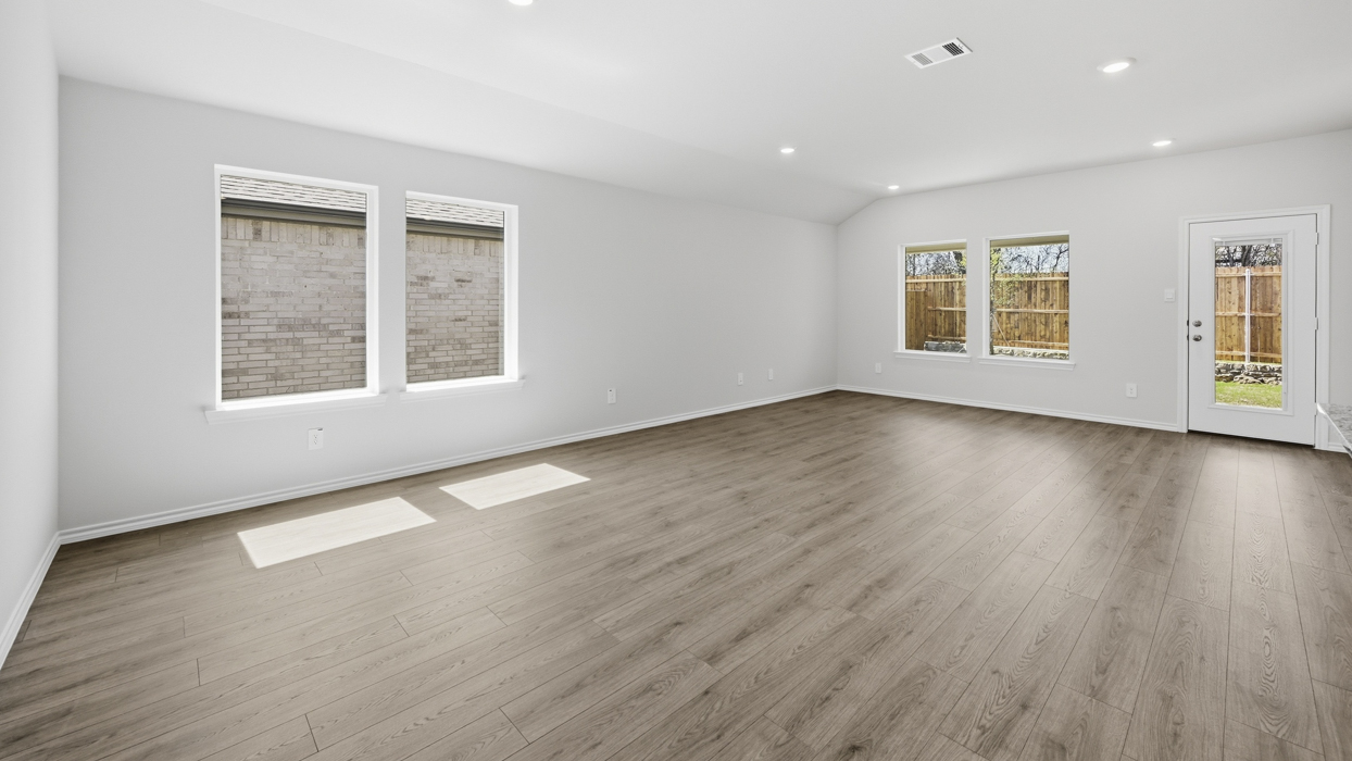 Clarke Floorplan Elevation B Living Gallery Image - Sweetwater Springs in Sherman, TX