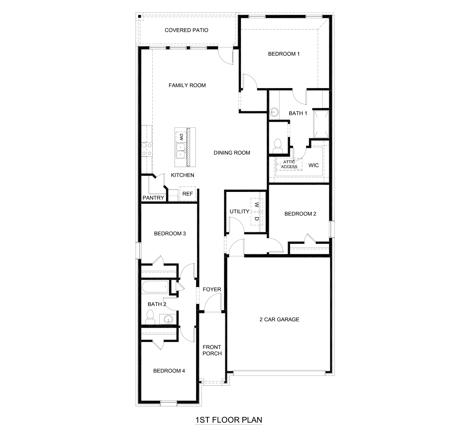 X35E Evans Floorplan V20 rendering - Sweetwater Springs in Sherman TX