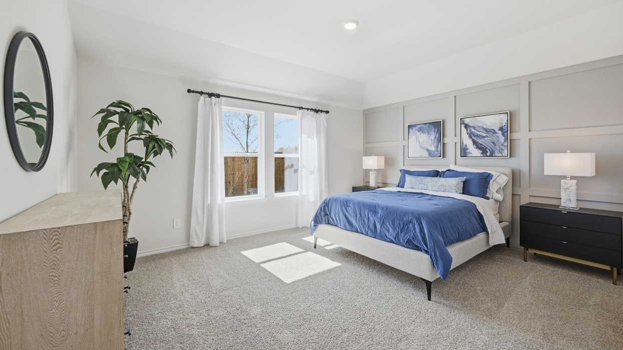 Harrison Floorplan Elevation B Bedroom Gallery Image - Sweetwater Springs in Sherman, TX