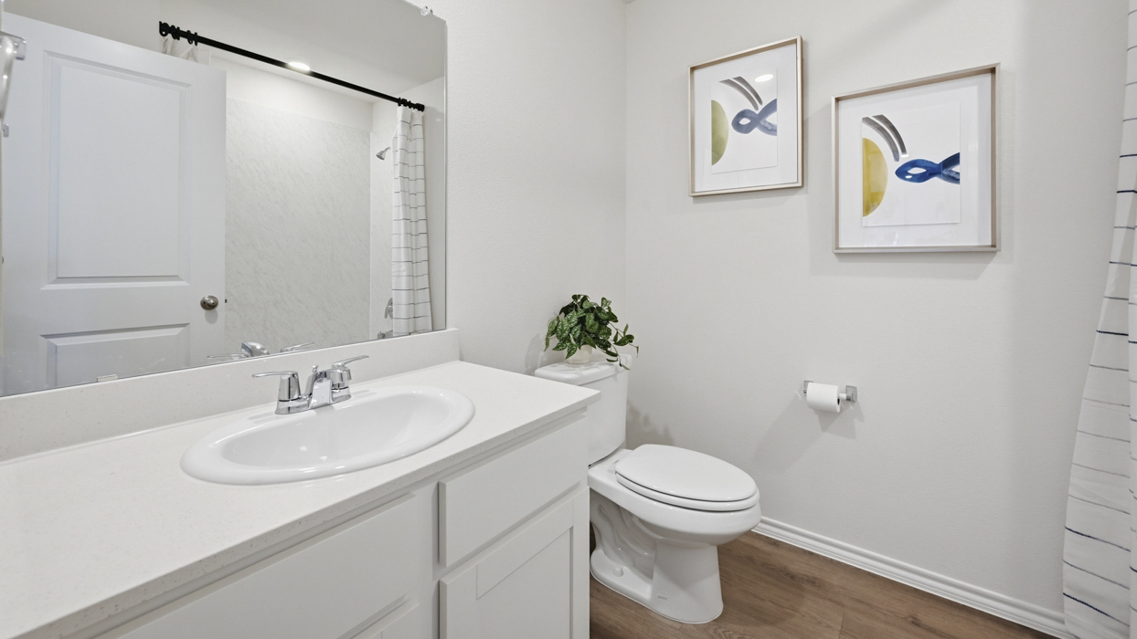 Harrison Floorplan Elevation A Bathroom Gallery Image - Sweetwater Springs in Sherman, TX