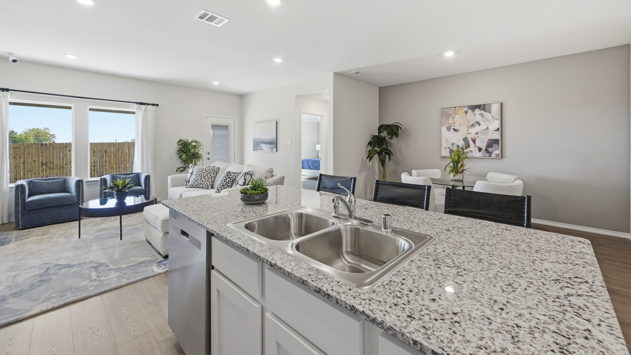 X35H Harrison Floorplan Living Gallery Image - Sweetwater Springs in Sherman TX