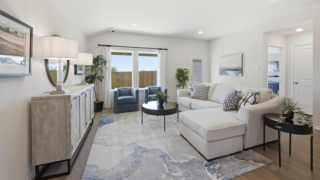 X35H Harrison Floorplan Living Gallery Image - Sweetwater Springs in Sherman TX