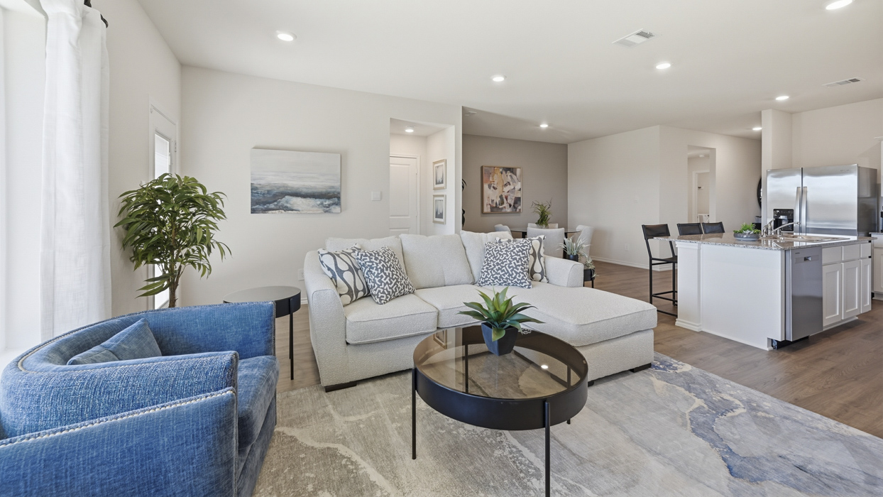 X35H Harrison Floorplan Living Gallery Image - Sweetwater Springs in Sherman TX