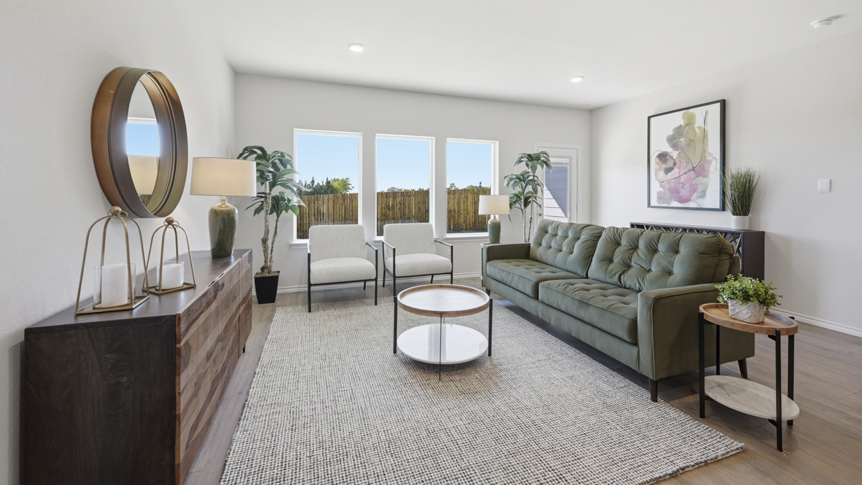 Murray Floorplan Elevation B Living Gallery Image - Sweetwater Springs in Sherman, TX