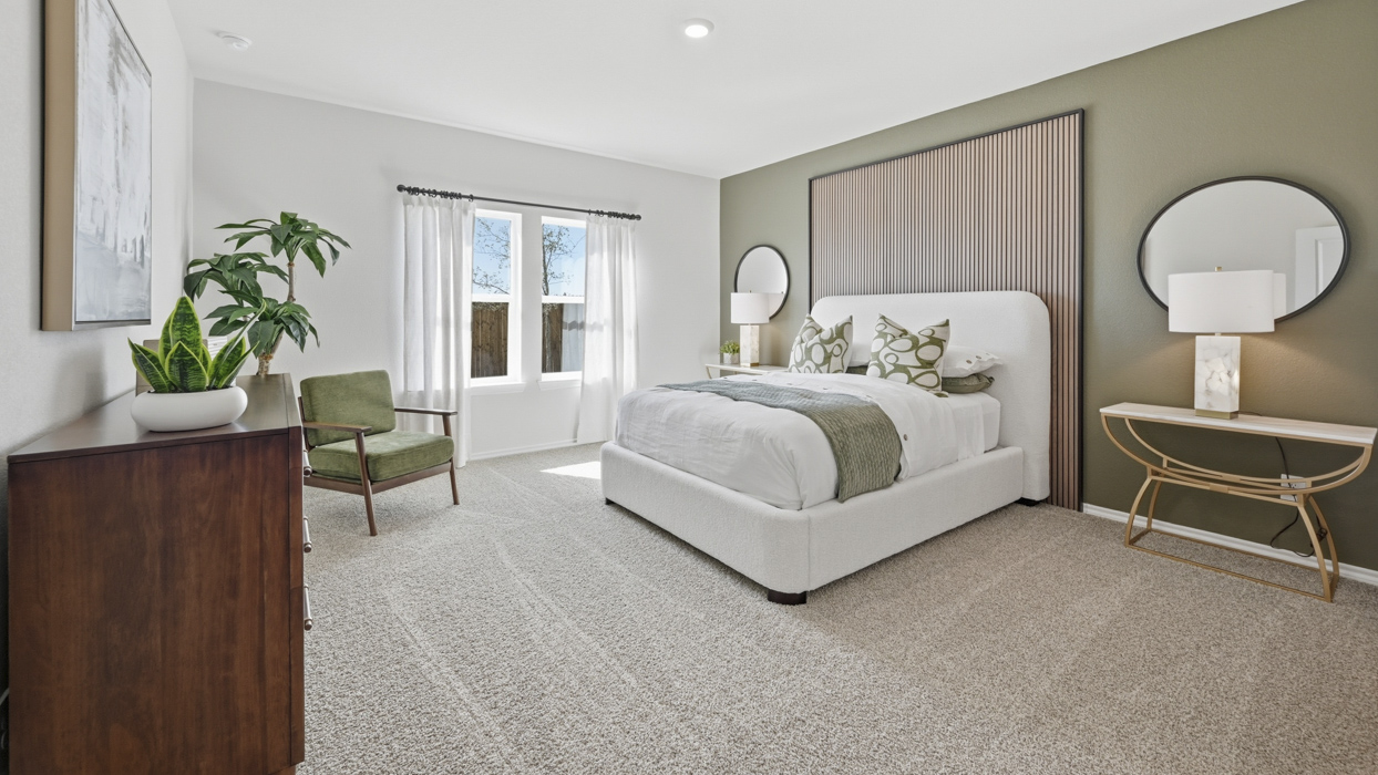 Murray Floorplan Elevation A Bedroom Gallery Image - Sweetwater Springs in Sherman, TX
