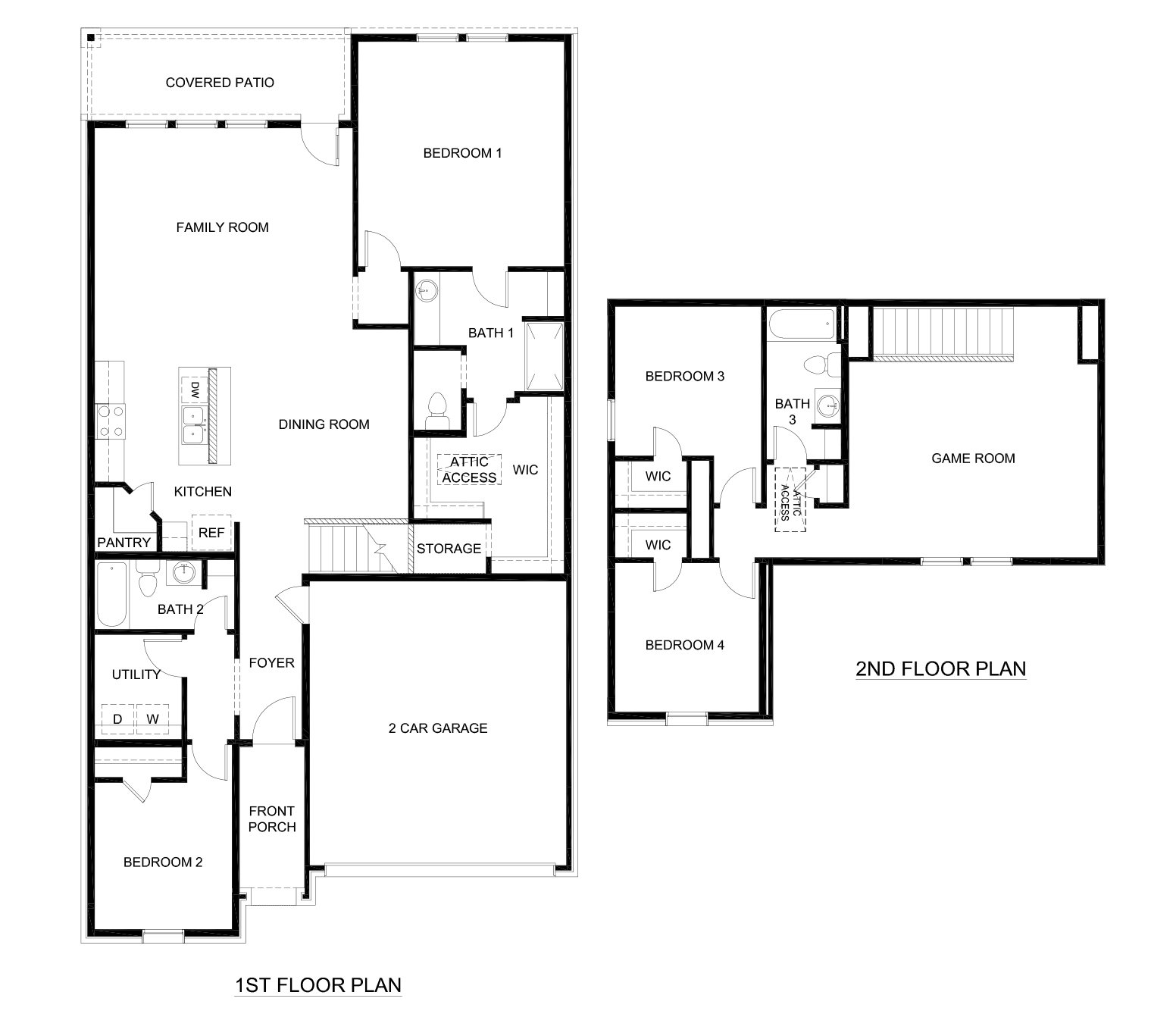 X35M Murray Floorplan V20 rendering - Sweetwater Springs in Sherman TX