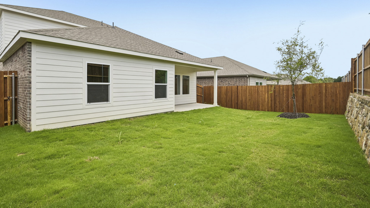 Peterson Floorplan Backyard Gallery Image - Sweetwater Springs in Sherman, TX