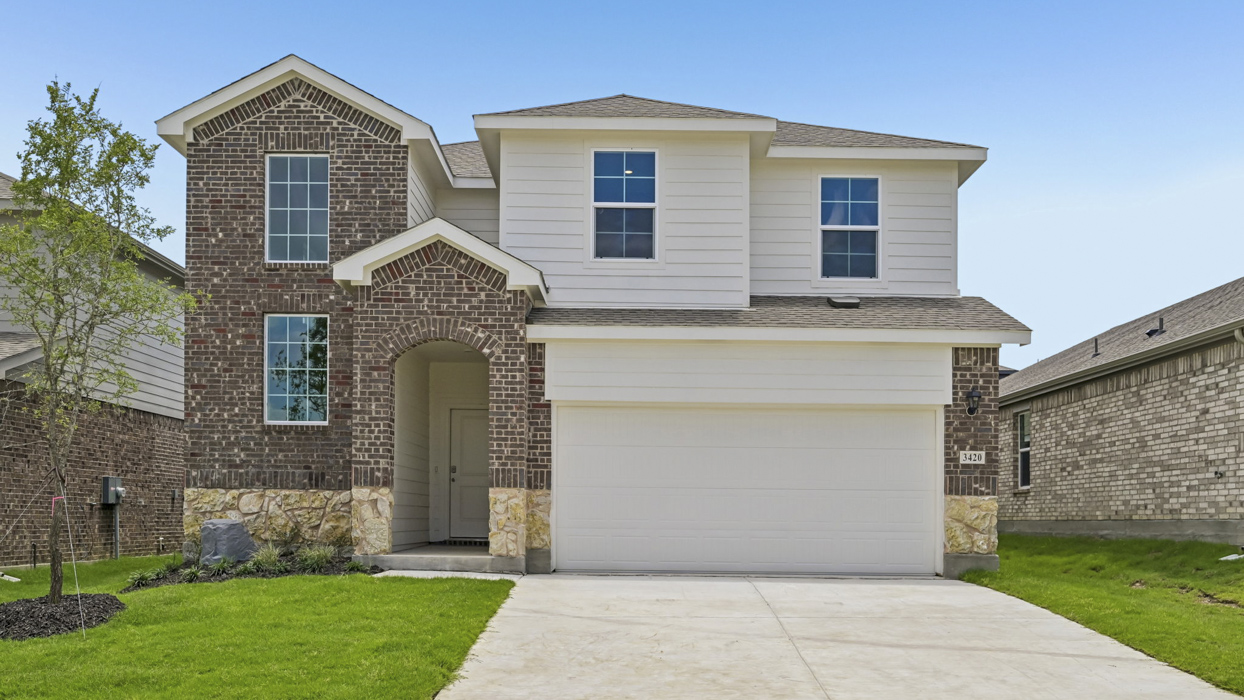 Peterson Floorplan Elevation B Exterior Gallery Image - Sweetwater Springs in Sherman, TX