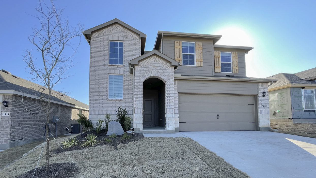 X35P Peterson Floorplan Elevation B  Gallery Image - Sweetwater Springs in Sherman TX