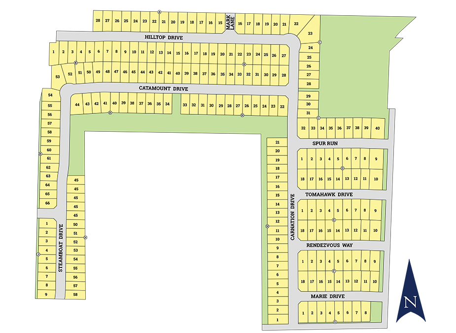 Static Lot Map