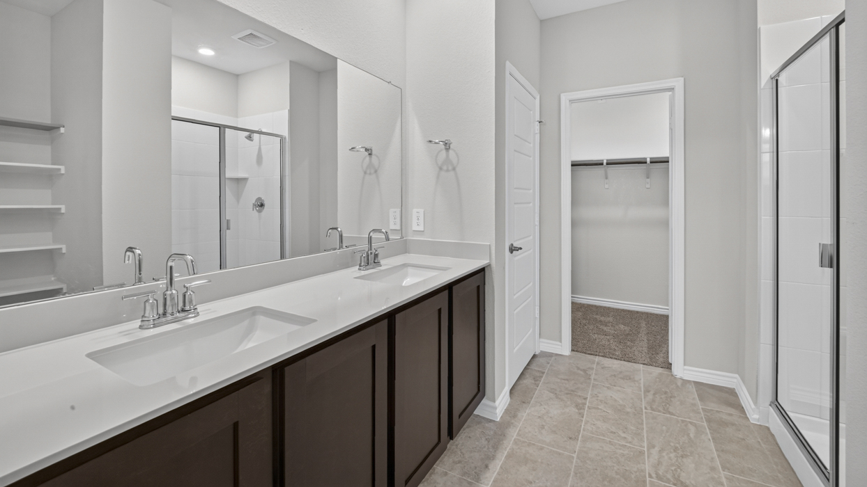 Selma Floorplan Elevation A Bathroom Gallery Image - Magnolia at Legacy Hills in Celina, TX