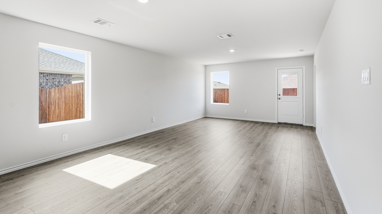 Barton Floorplan Living Gallery Image - Leonard Crossing in Leonard, TX