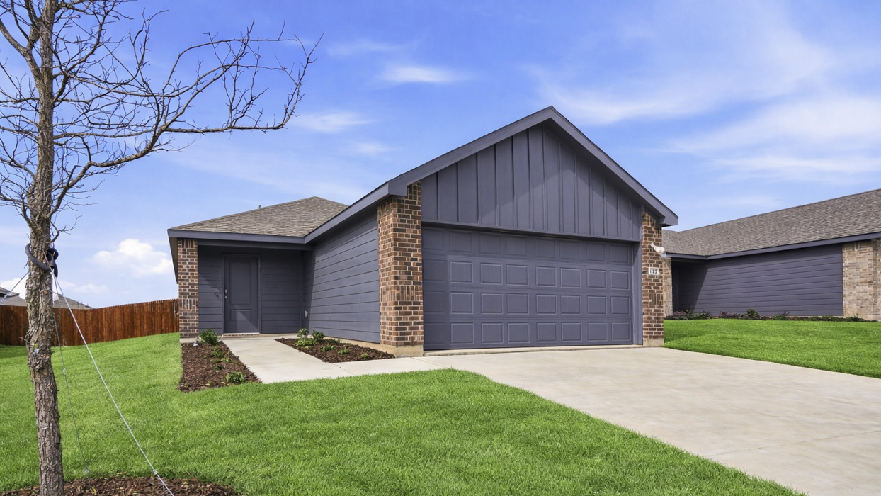 Atlanta Floorplan Elevation A Exterior Rendering - Leonard Crossing in Leonard, TX