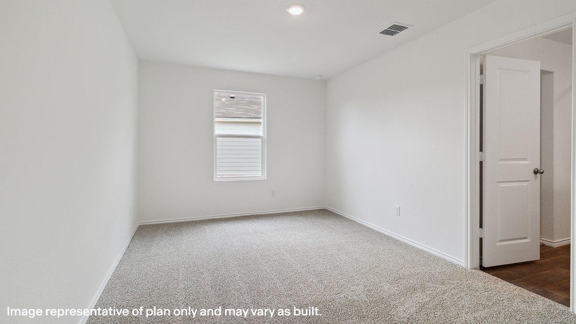 Atlanta Floorplan Elevation A Bedroom Gallery Image - Leonard Crossing in Leonard, TX