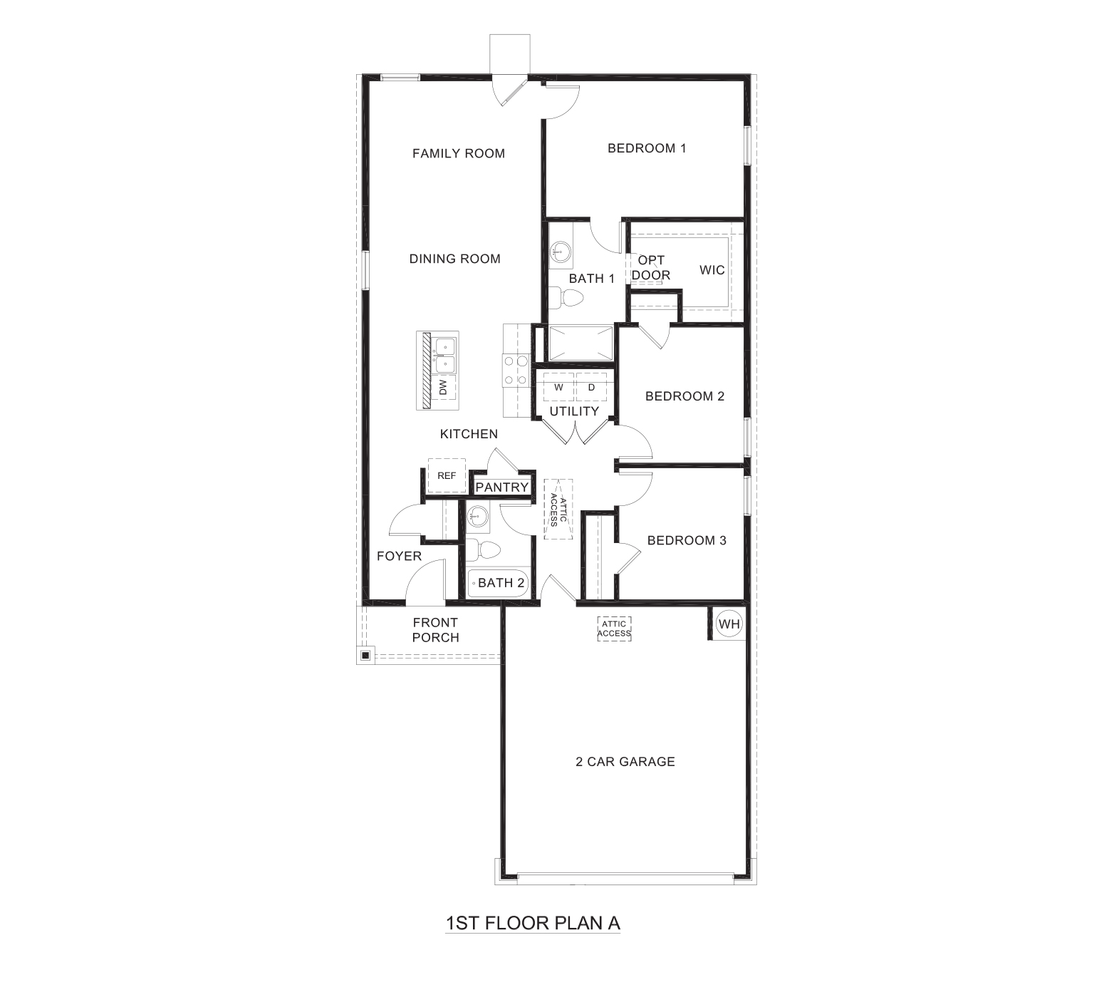 Atlanta Floorplan Rendering - Leonard Crossing in Leonard, TX