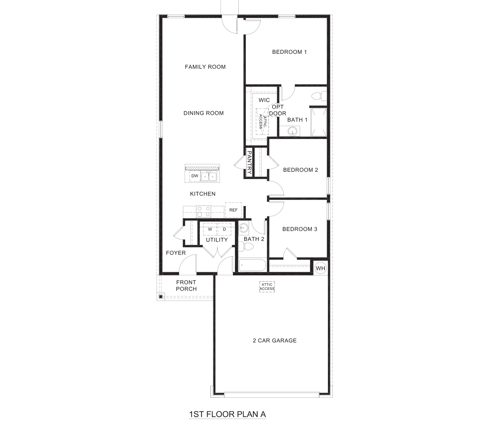 Barton Floorplan Exterior Rendering - Leonard Crossing in Leonard, TX